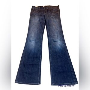 Hudson boot cut low rise blue jeans
